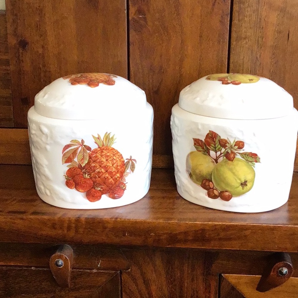 Vintage Mason’s Ironstone Tea Canisters